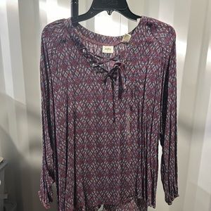 Daytrip printed blouse
